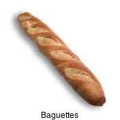 Not sure what to eat in Paris? There's nothing like a fresh crunchy baguette.