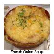 What to eat in Paris? You can't go past the traditional French Onion Soup.