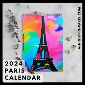 2024 Paris Calendar includes delivery