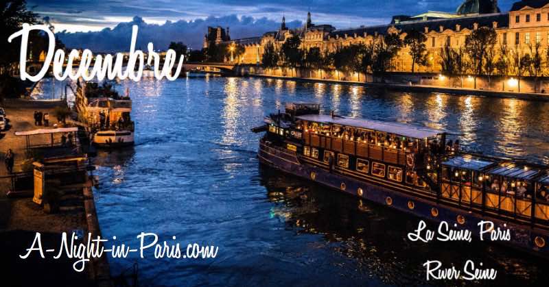 Postcards from Paris December 2017 - RIVER SEINE