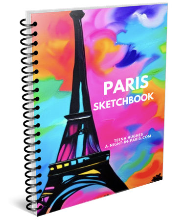 Best French gifts Paris Sketchbook 3D