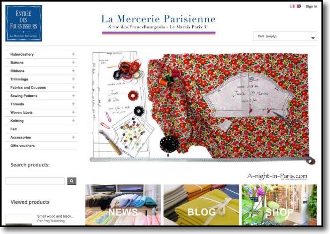 Haberdashery shops in Paris - La Mercerie Parisienne