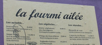La Fourmi Ailee restaurant is in 75005 Paris (image)
