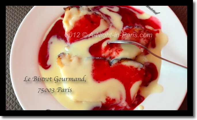 Le Bistrot Gourmand - Apple Charlotte & cream (image)