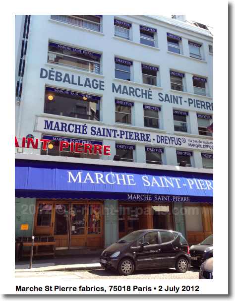 Marche St Pierre fabric store, 75018 Paris - best place for textiles (image)