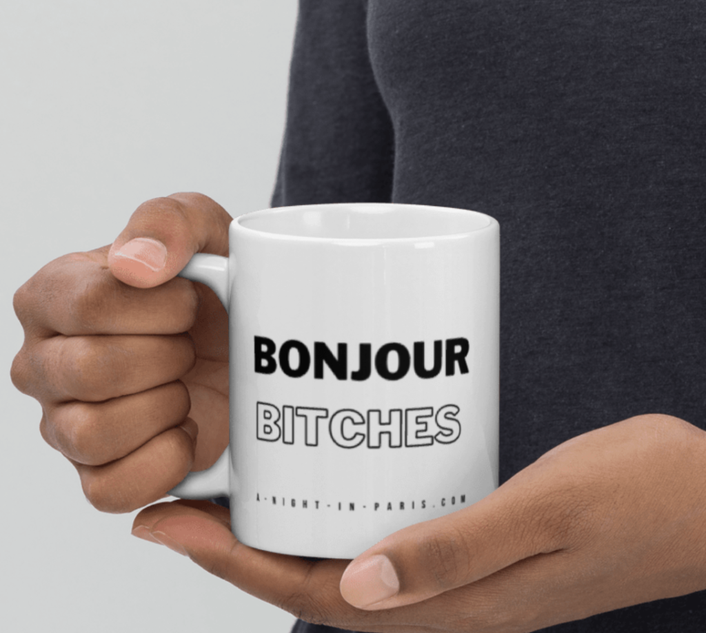 Wish you had a naughty Paris coffee mug in your hands?
