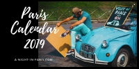 2019 Paris Calendar by Teena Hughes