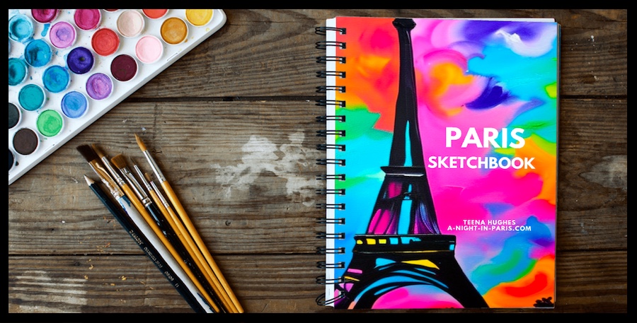 Paris sketchbook notebook