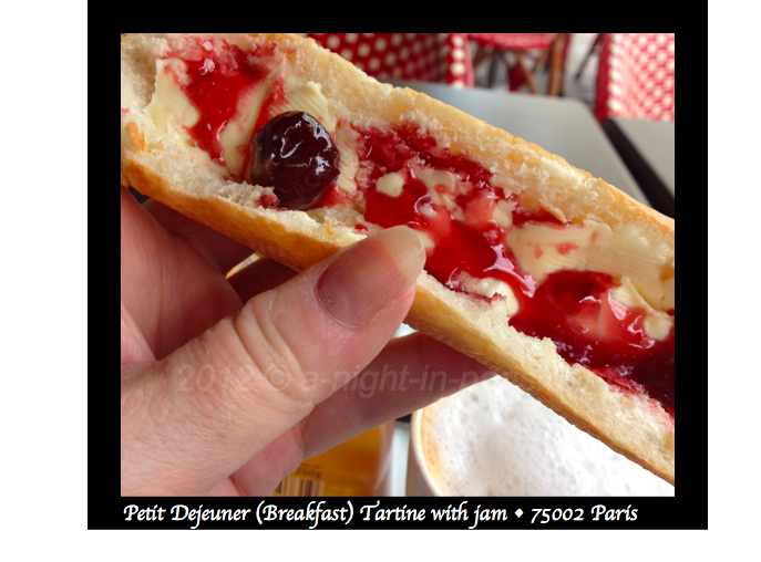 Petit Dejeuner in Paris - tartine and jam looks great (image)