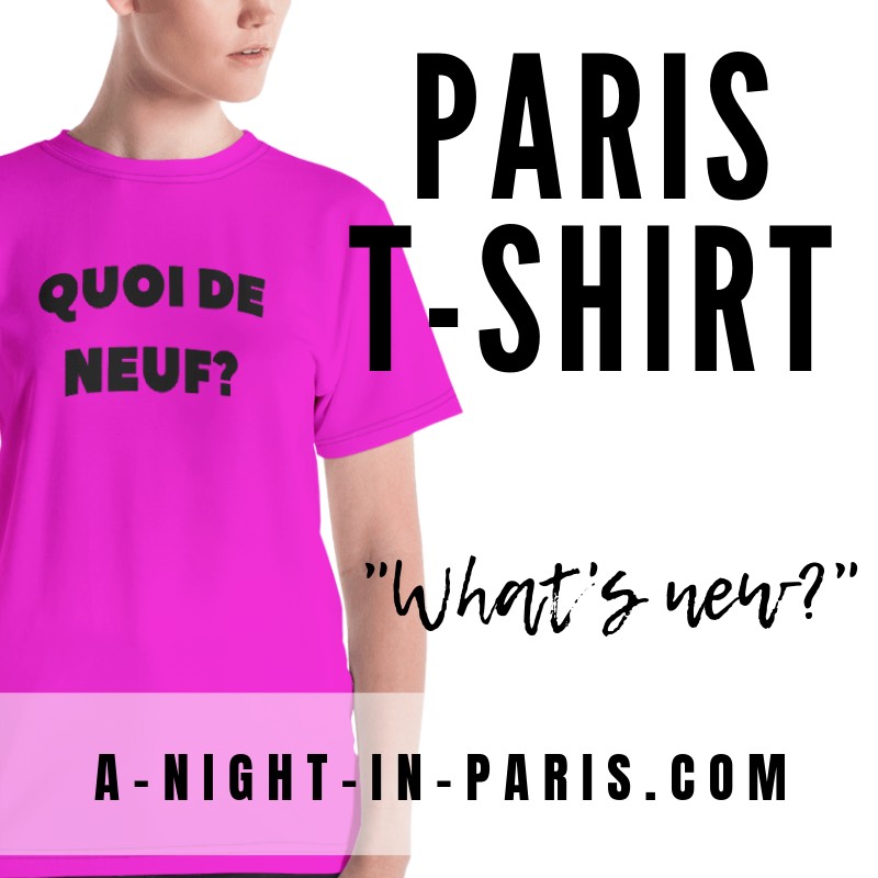My first French Quoi de Neuf t-shirts are here!