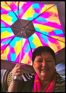 Mini folding umbrella - Teena in Paris at Place des Vosges (image)